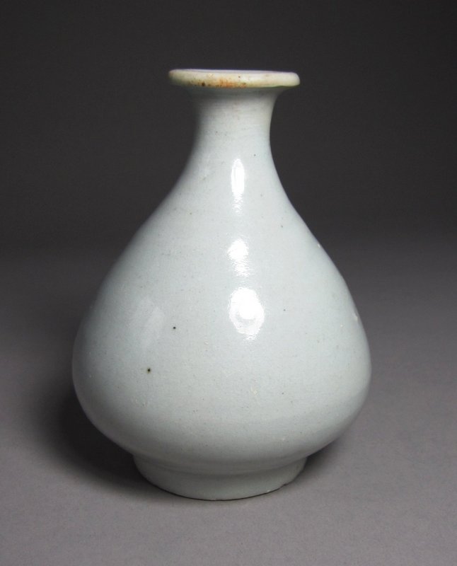 Rare and Fine Early White Porcelain Wine Bottle