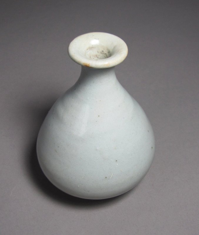 Rare and Fine Early White Porcelain Wine Bottle