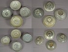Fine Group of 8 Early Punchong Ware Small Dishes