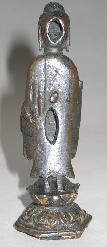 A Very Rare and Fine Gilt Bronze Figure of Buddha