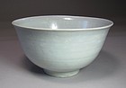 A Very Fine Korean Early White Glazed Bowl-16th C.:
