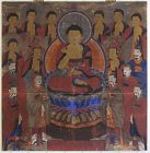 Fine/Rare/Large Buddhist Painting (Ksitigarbha Bodhisattva)- 19th C.