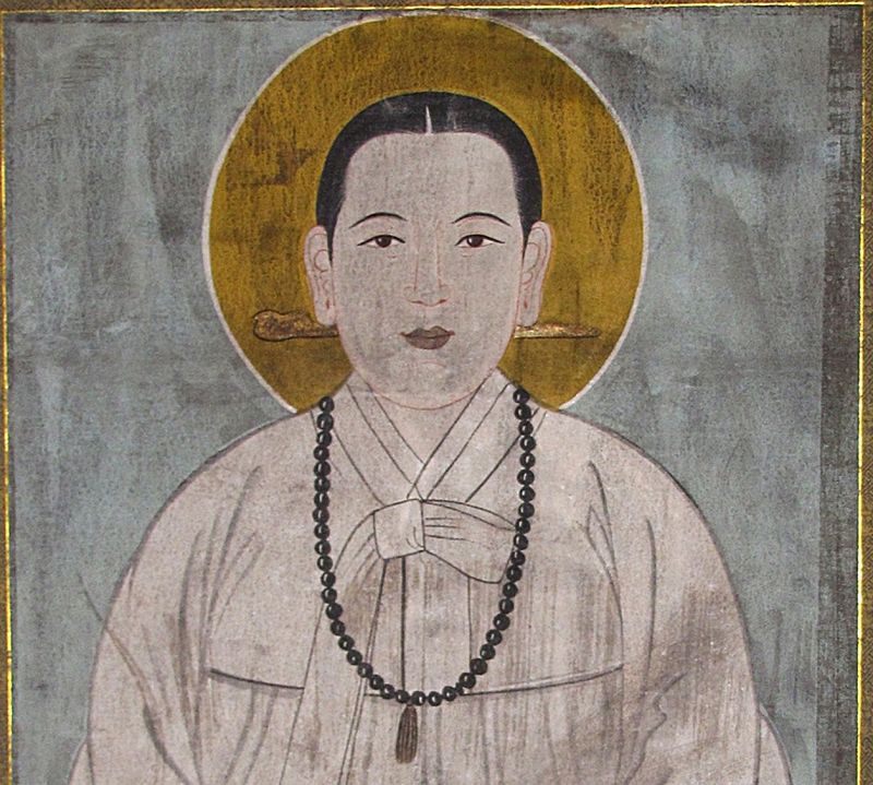 Very Unusual  Buddhist Female Monk/Goddess? (여승/여신도) Portrait