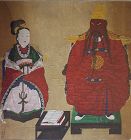 Extr. Rare Attributed Portrait of The 4th King of 조선,鮮朝-世宗大王/王妃