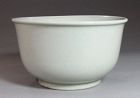 Very Fine/Rare Beautiful Evenly White Glazed Porcelain Bowl-18-19th C.