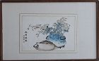A Still life Watercolor Painting by  관제 (寬齊), 이도영(李道榮1884-1934)