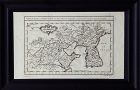 Fine a Map of Korea with Sea of Corea (Mer De Corea-大韓海峽)-18th C