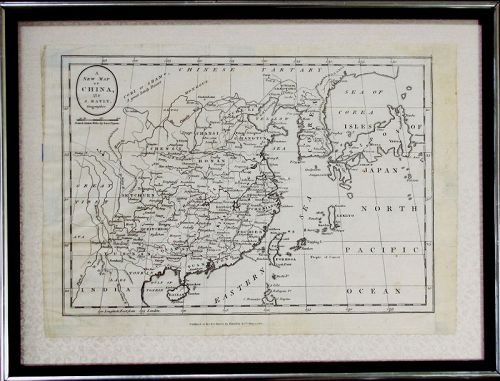 Fine and Rare  Map-Korean Peninsular: Sea of Corea “대한해협”-18th C.