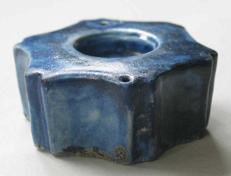 An Unusual Shape of Total Blue Water Dropper