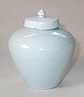 Very Fine and Rare Early White Porcelain Jar and Cover