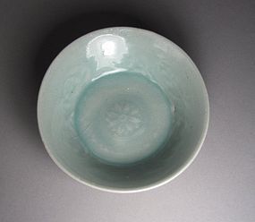 A Very Fine Sea-Green Celadon Glazed Shallow Dish