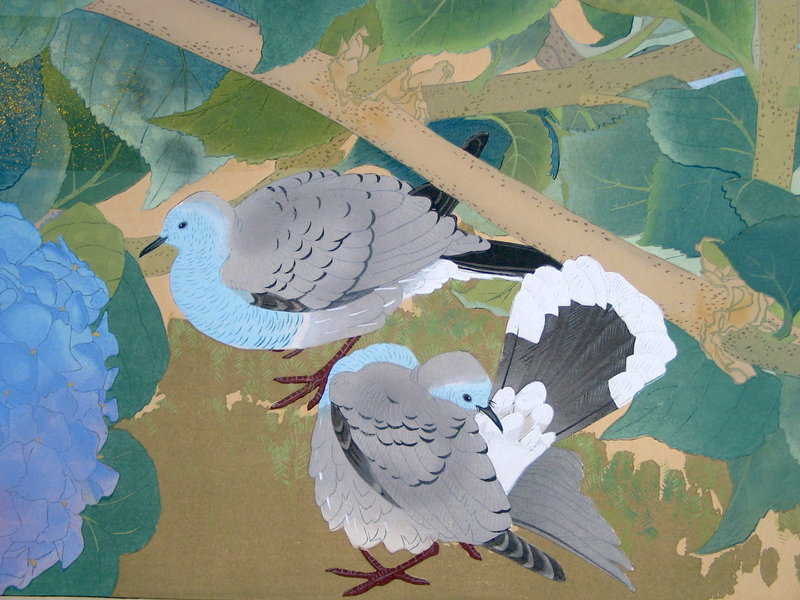 A Very Rare Woodblock Print by Tsuchiya Rakuzan