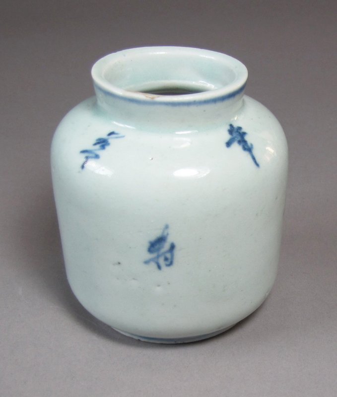 A Fine Small Blue and White Porcelain Jarlet