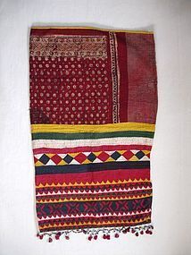 Indian Vintage Textile Quilting and Patchwork  Bag