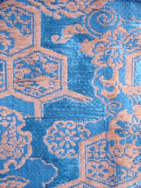 Japanese Antique Textile Silk Brocade Obi Edo