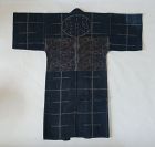 Japanese Antique Textile Sashiko Kaji-banten Fireman's Coat