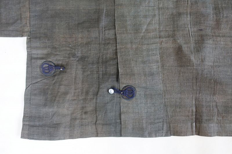 Japanese Antique Textile Han-Gappa Made of Kudzu-fu Bast