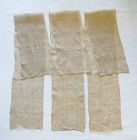 Japanese Antique Textile Asa Hemp Mosquito Net Cloth 3 Pieces