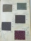 Japanese Antique Textile Sample Book of Silk Komon from Kyoto