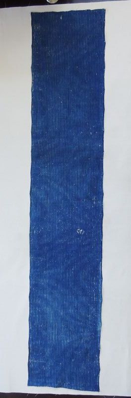 Japanese Antique Textile Cotton Katazome Iyo-Zome Futonji Edo-2