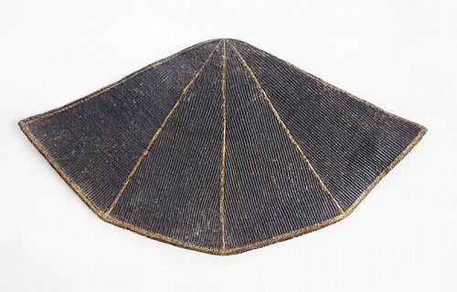 Japanese Antique Handicraft Nirayama-Kasa Worn by Samurai Edo-1
