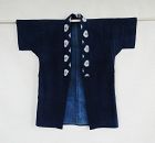 Japanese Vintage Textile Cotton Indigo Noragi Hanten