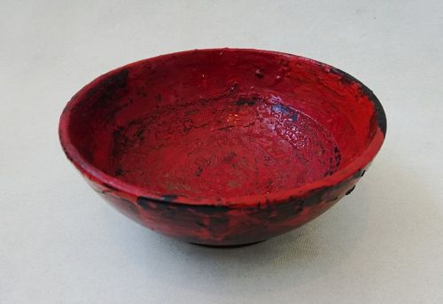 Japanese Vintage Urushi Lacquer Ware Used by Urushi Ware Maker