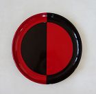 Japanese Vintage Wood Large Tray in Red and Black Urishi