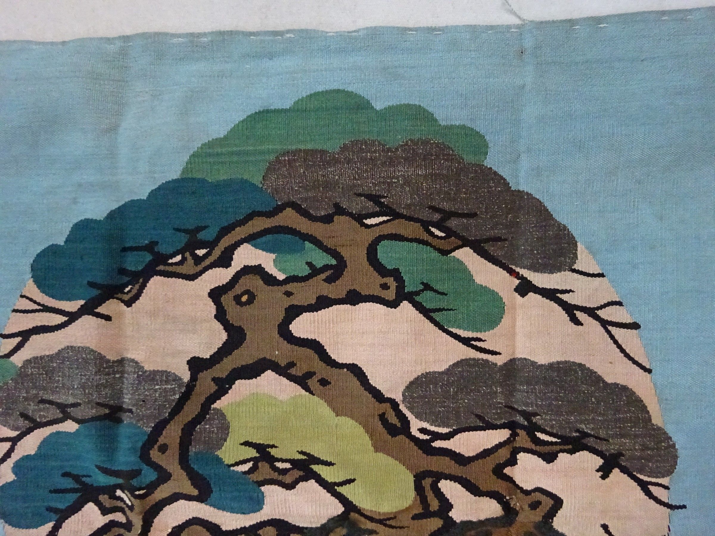 Japanese Antique Textile Gift Cover Kake-Fukusa Auspicious Motif-2