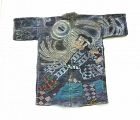Japanese Antique Textile Fireman's Hanten with Sashiko