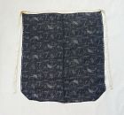 Japanese Antique Textile Maekake Apron Made of Ohmi Jofu