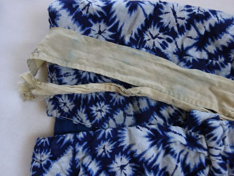 Japanese Vintage Textile Cotton Baby's Kimono with Katazome