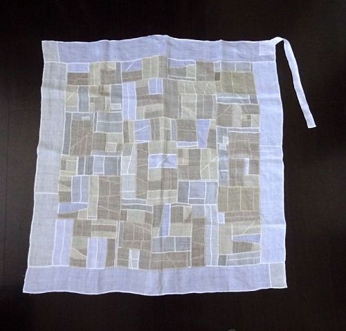 Korean Antique Textile Pogagi Made of Ramie Fragments