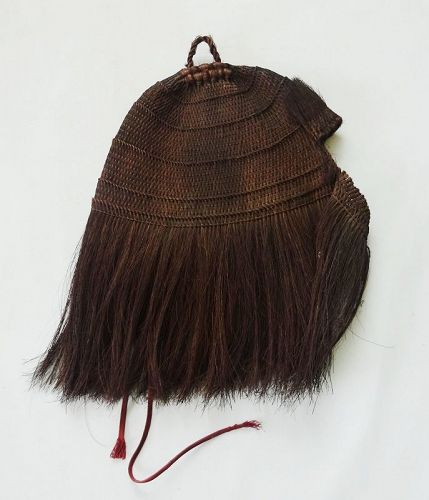 Japanese Vintage Mingei Handicraft Snow Hat Made of Palm Tree Fiber