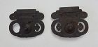 Japanese Antique Folk Craft Mingei Iron Locks for Warehouse