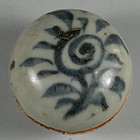Chinese Blue and White Seal Paste Box, Late Ming