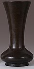 Elegant Chinese Bronze Vase, Qing Dy 19th C