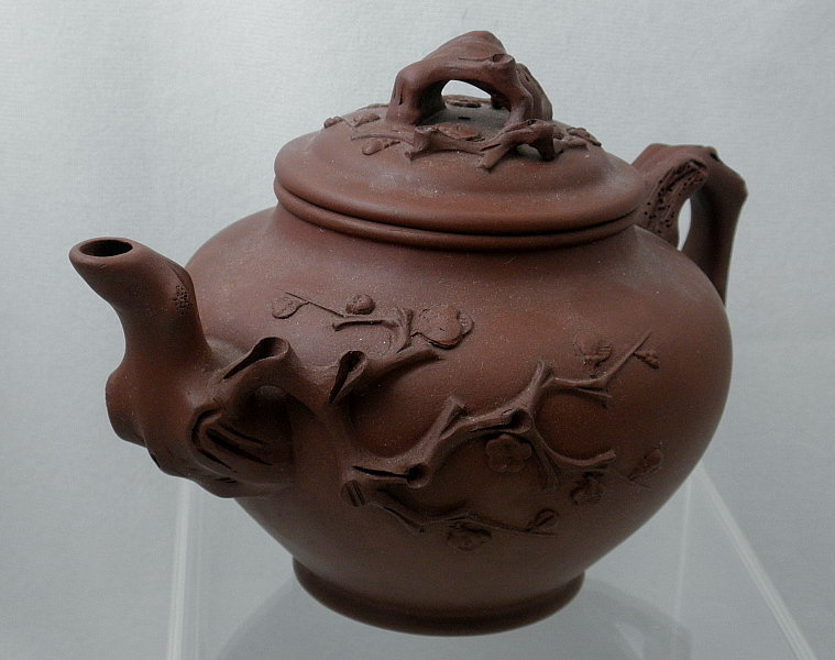 Vintage discount chinese small leaded yixing zisha red clay , terracot ,signed tea pot , marked on base