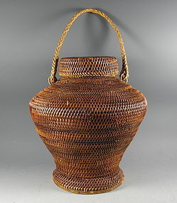 Antique Kalinga Rice Vegetable Carrying Labba Basket