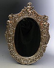 Large Ornate English Sterling Silver Picture Frame