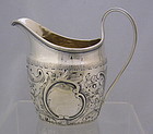 Antique Georgian Sterling Silver Creamer Pitcher, Circa 1820-30