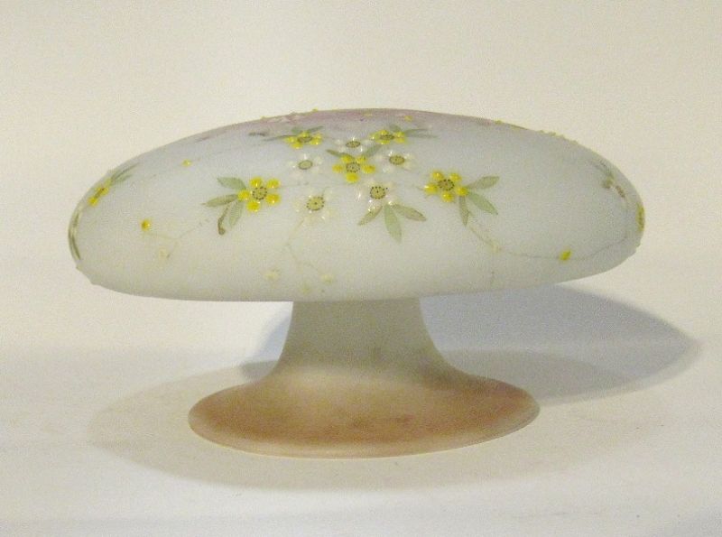 Mount Washington Glass Mushroom Sugar Shaker or Flower Holder