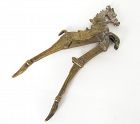 Vintage Brass Horse Betel Nut Cutter, South India