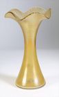 Tiffany Favrile Art Nouveau Iridescent Yellow Glass Vase
