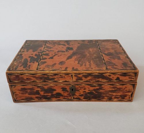 Early 19th Century Tortoise Shell Sewing Box