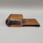 Two level tabletop Chinese hardwood display stand