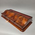 Edwardian Gentleman's Flame Mahogany Desk or Dresser Box