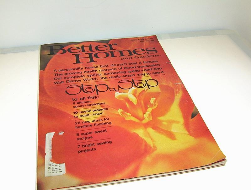 Better Homes and Gardens Magazine April 1972