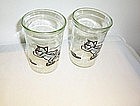 Welch's jelly glass featuring Tom & Jerry 1990 empty