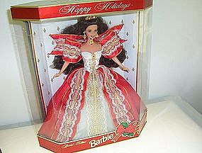 Barbie  1997 Happy Holidays Doll